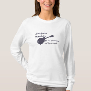 Bluegrass-Mandoline - das ganzes Schlagzeug, das T-Shirt