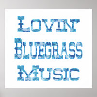 Bluegrass Music Poster