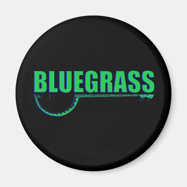 Bluegrass-Musik Magnet (Vorne)