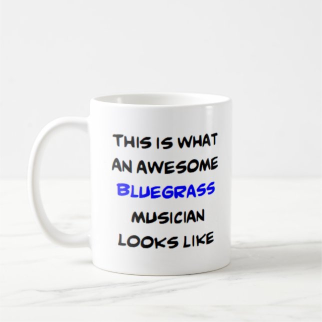 Bluegrass-Musiker, phantastisch Kaffeetasse (Links)