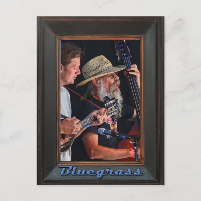 BLUEGRASS POSTKARTE (Vorderseite)