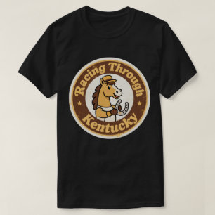 Bluegrass State Stolz Kentucky Pferderennen Vintag T-Shirt