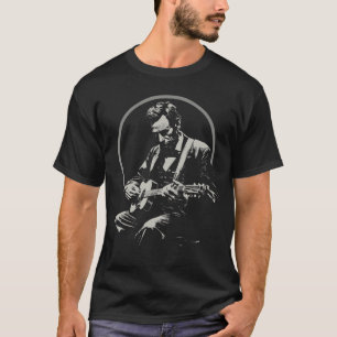 BluegrassGarage Abraham Lincoln spielt Gitarre Ret T-Shirt
