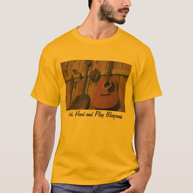 Bluegraßgitarren-Werkzeug-Set T-Shirt (Vorderseite)