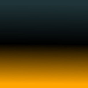 BLUEGREEN BLACK ORANGE Original Gradient Leinwand