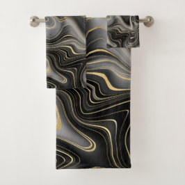 BlueGreen Gray Lila Red Pink Marmorhandtuch Sets