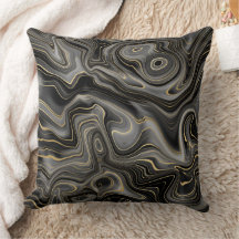BlueGreen Gray Lila Rosa MarmorKissen