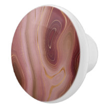 BlueGreen Gray PurpleRosa Keramik Drawer Pulls