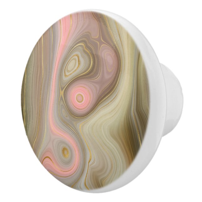 BlueGreen Gray PurpleRosa Keramik Drawer Pulls Keramikknauf (Rechts)