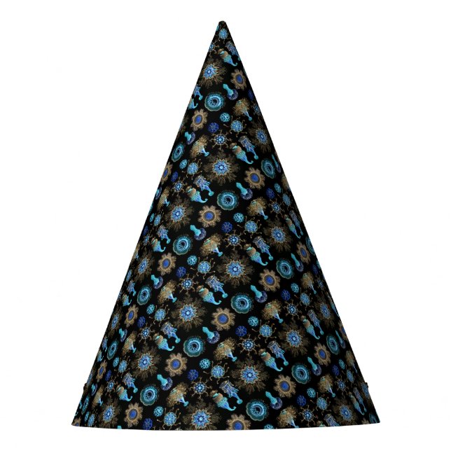Bluegreen Siphonophorae Partyhütchen (Vorderseite)