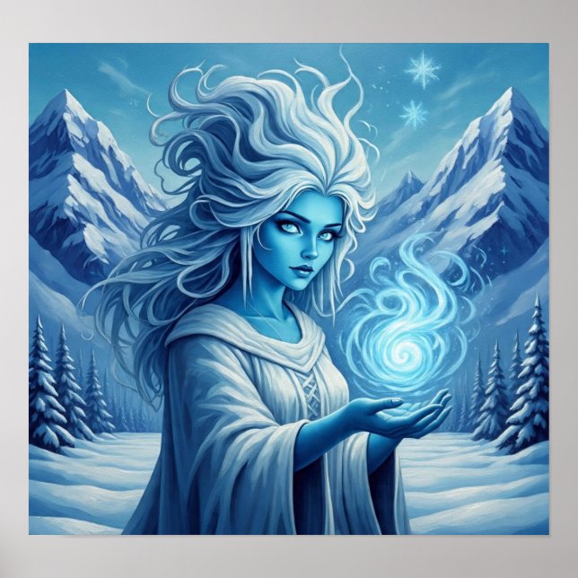 BlueIceWitch  Poster (Vorne)