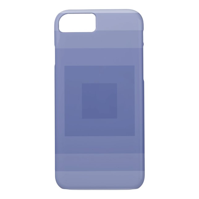 Blueish Lila Square Geometric Case-Mate iPhone Hülle (Rückseite)