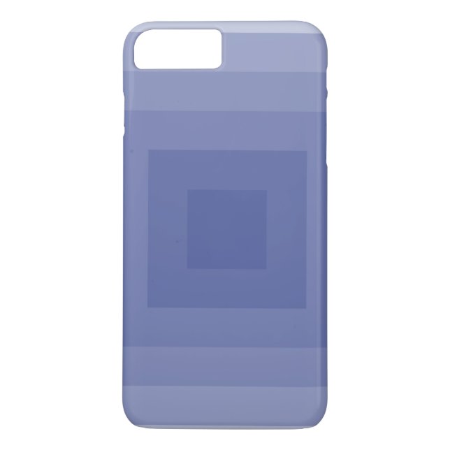 Blueish Lila Square Geometric Case-Mate iPhone Hülle (Rückseite)