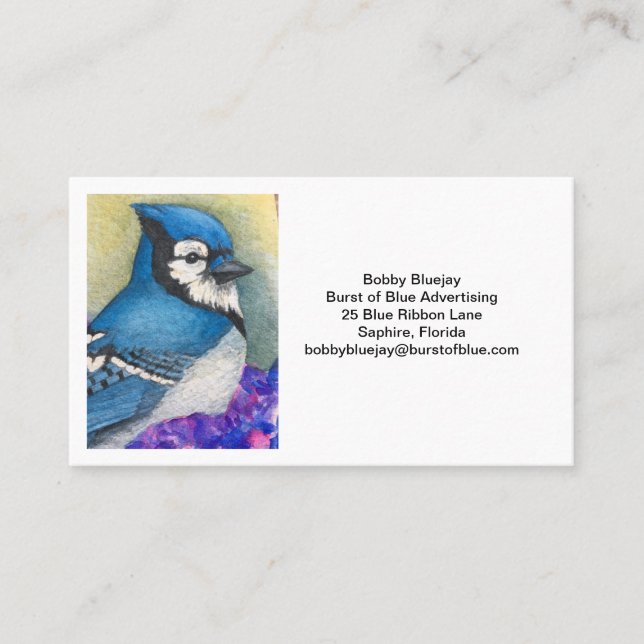 Bluejay Business Card Visitenkarte (Vorderseite)