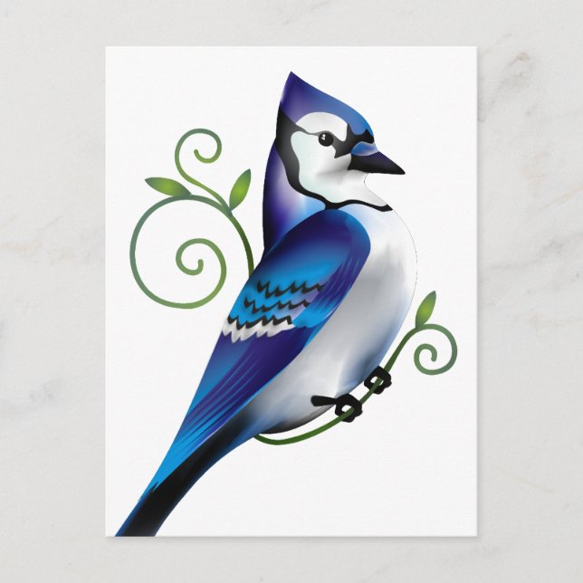 Bluejay Day Postkarte (Vorderseite)