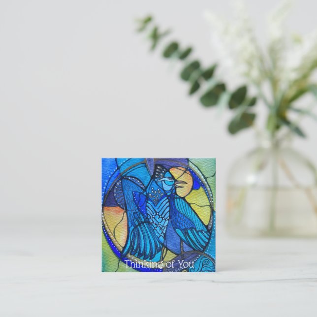 "Bluejay" Denken Sie an Ihre Karten (Stehend Vorderseite)