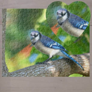 Bluejay in Baumfotografie Puzzle