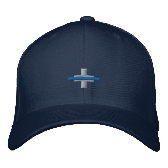 BlueLine Cap / BlueLine Baseballkappe Bestickte Baseballkappe (Vorderseite)
