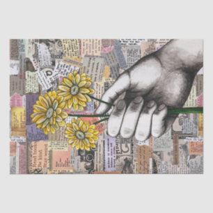 Bluepapier Collage Mixed Media Tissue Paper Seidenpapier