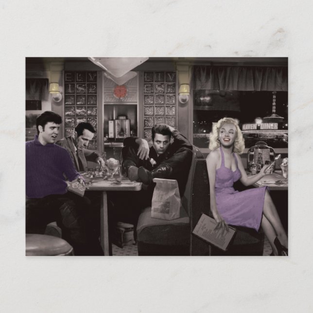 Blueplate Postkarte (Vorderseite)