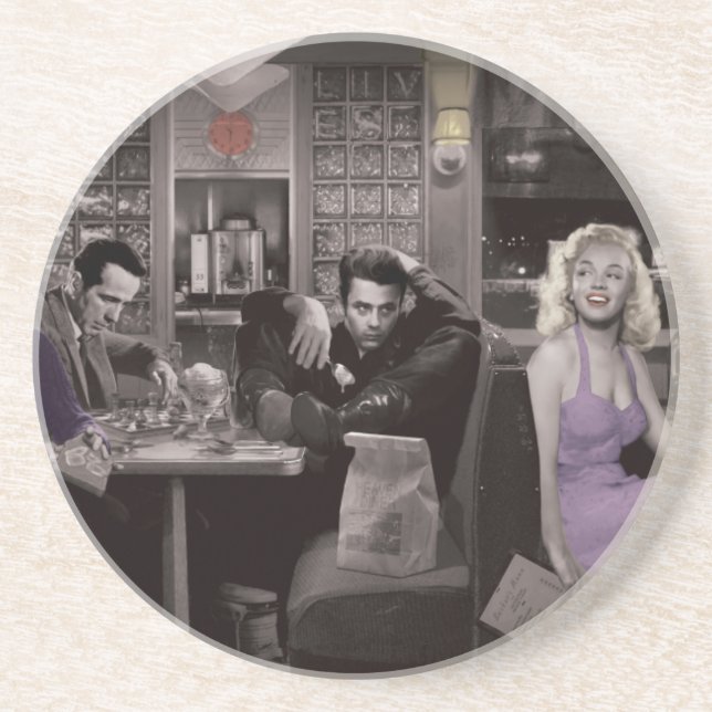 Blueplate Sandstein Untersetzer (Vorne)