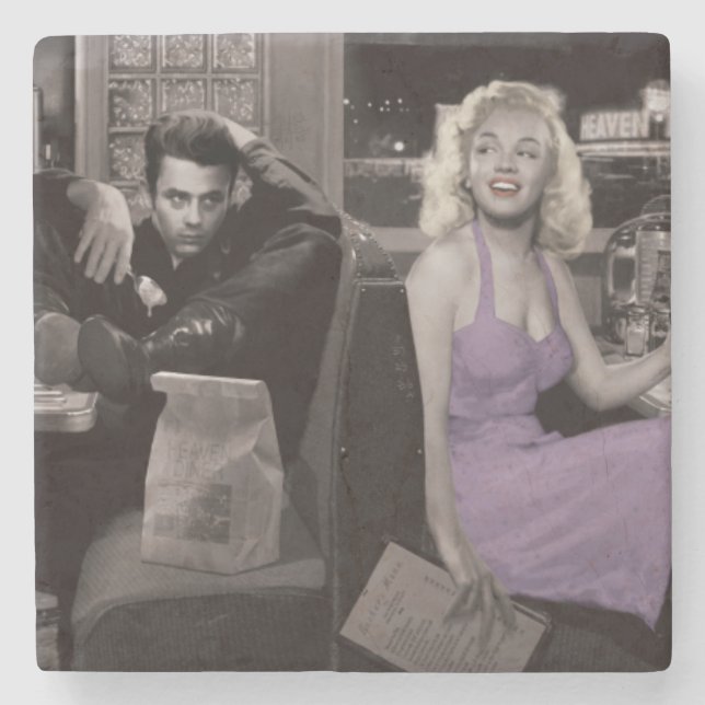 Blueplate Steinuntersetzer (Vorderseite)