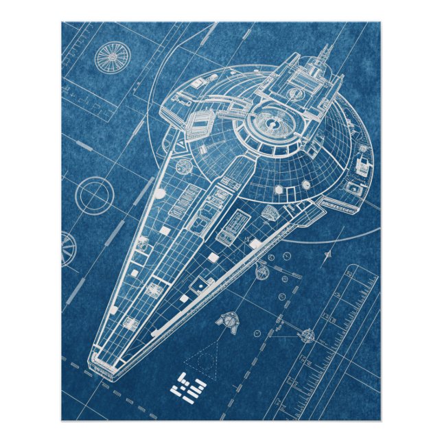 Blueprint of the Aetherwing Interdictor Poster (Vorderseite)