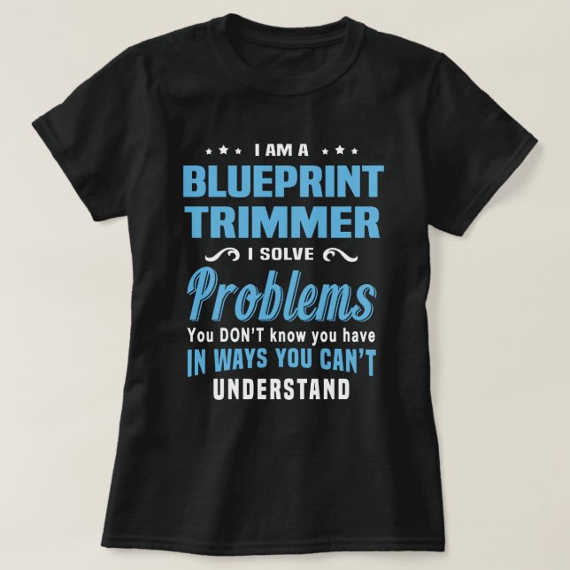 Blueprint Trimmer T-Shirt (Design vorne)
