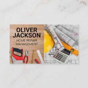 Blueprints   Bauwerkzeuge Visitenkarte