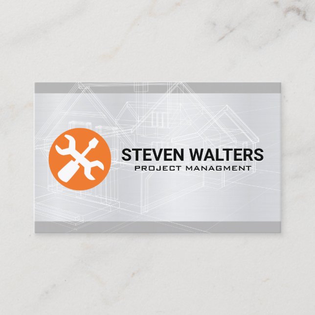 Blueprints | Hardware-Tools Visitenkarte (Vorderseite)