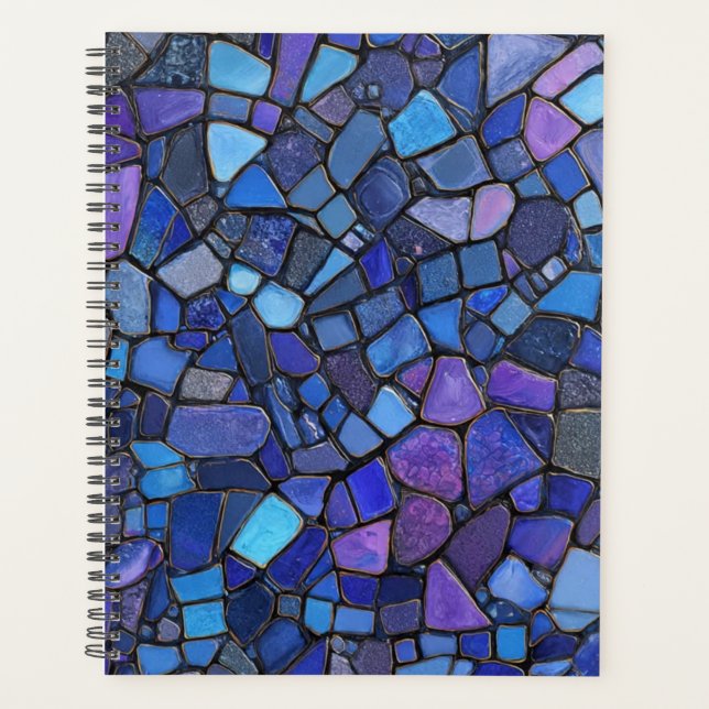 BluePurpleMosaicTile Planer (Vorderseite)