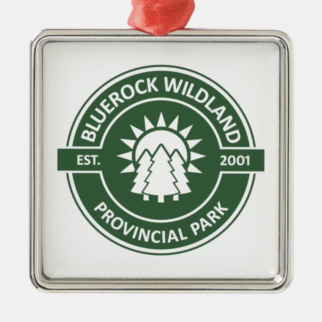 Bluerock Wildland Provincial Park Ornament Aus Metall (Vorne)