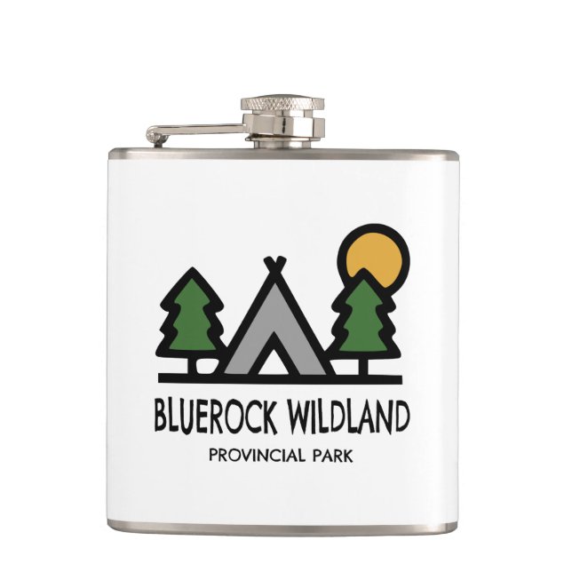 Bluerock Wildland Provinzialpark Flachmann (Vorderseite)