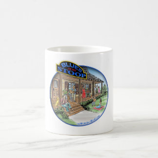 Blues auf der Stoopkaffee-Tasse w/country neigen Kaffeetasse