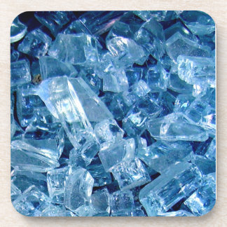 Blues aus gebrochenem Glas Getränkeuntersetzer