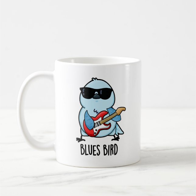 Blues Bird Funny Bluebird Pub Kaffeetasse (Links)