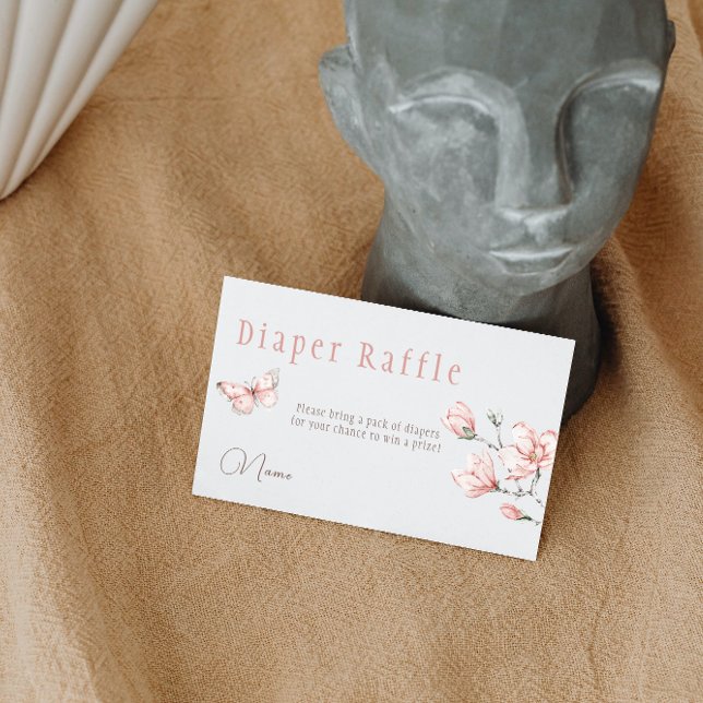 Blues Blush Pink Butterfly Girl Showspiel Begleitkarte (Von Creator hochgeladen)