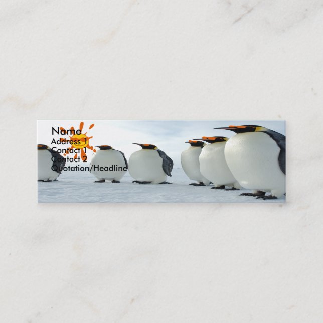 Blues Brothers Mini Visitenkarte (Vorderseite)