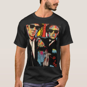 Blues Brothers Pop Art-Shirt - Retro-Stil T-Shirt