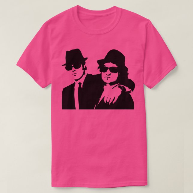 Blues Brothers - Sauberes Design T-Shirt (Design vorne)