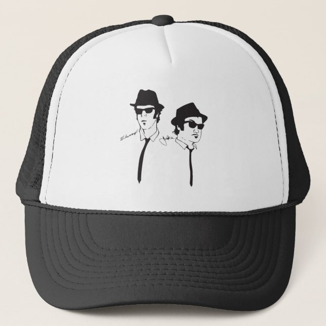 Blues Brothers Trucker Hat Truckerkappe (Vorderseite)