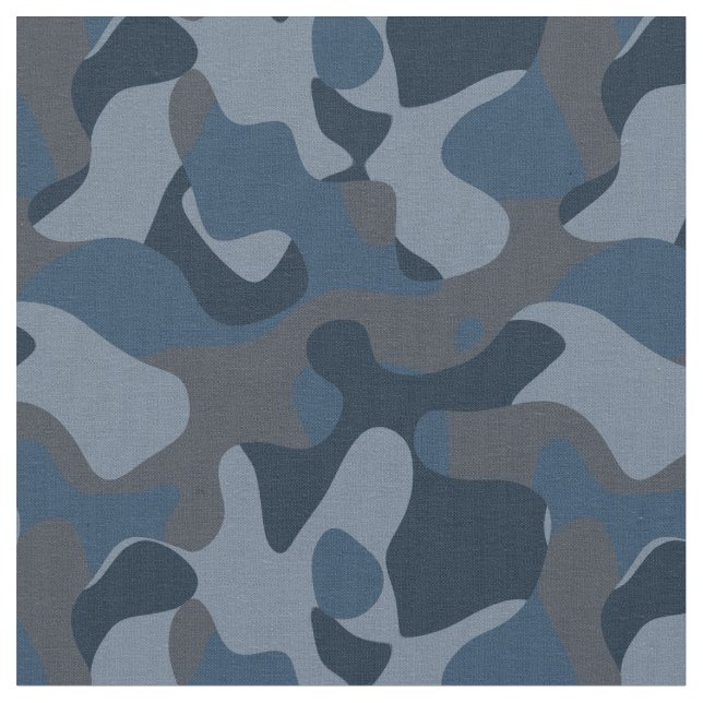 Blues Camo Stoff (Nahaufnahme)