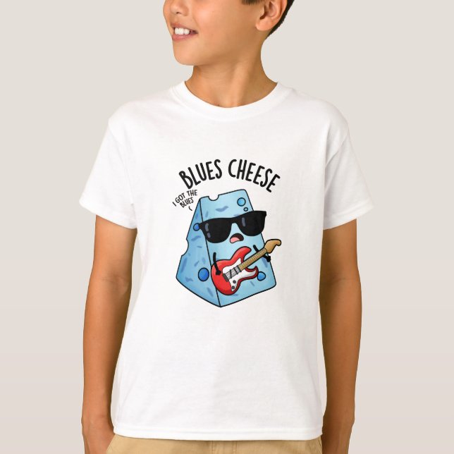 Blues Cheese Funny Food Pub T-Shirt (Vorderseite)