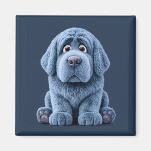 Blues Clues? Nö... Newfie Clues! Magnet