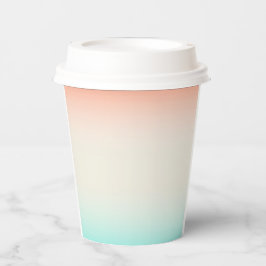 Blues Coral Linen Blends Pappbecher