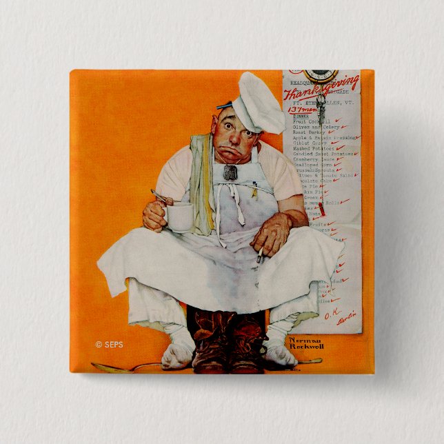 Blues Erntedank Day Button (Vorderseite)