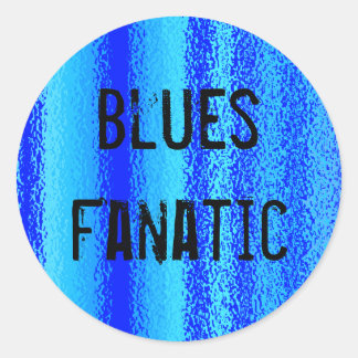 Blues fanatische Aufkleber