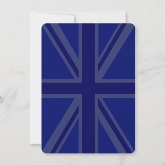 Blues für eine britische Flagge der Union (Vorderseite)
