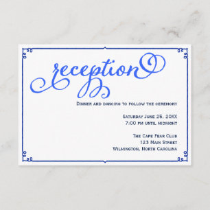 Blues für Hochzeiten - Kontaktkarte Begleitkarte