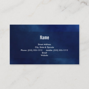 Blues-Geschäfts-Karte Visitenkarte